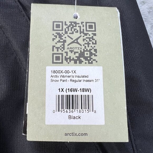ARCTIX A6 Womens Snow Pants Insulated SKI Snowboard Adjustable 5000mm 1X 16W-18W - Picture 6 of 15